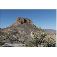 Scene from Big Bend National Park in Brewster County, TX-Paper Art-62"x42"