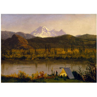 Mt. Baker, Washington, From the Frazier River, 1890-Paper Art-38"x28"