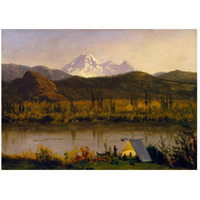 Mt. Baker, Washington, From the Frazier River, 1890-Paper Art-46"x34"