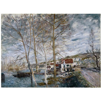 Flood at Moret (Inondation a Moret), 1879-Paper Art-38&quotx29"