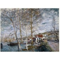 Flood at Moret (Inondation a Moret), 1879-Paper Art-46&quotx35"