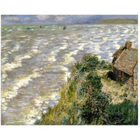 Rising Tide at Pourville (Maree montante a Pourville), 1882-Paper Art-46"x38"