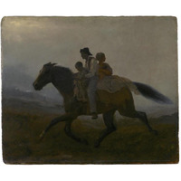 A Ride for Liberty -- The Fugitive Slaves, ca. 1862-Paper Art-32"x27"