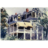 The Mansard Roof, 1923-Paper Art-24&quotx17"