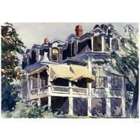 The Mansard Roof, 1923-Paper Art-42"x30"