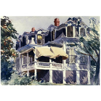 The Mansard Roof, 1923-Paper Art-46&quotx33"