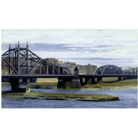 Macomb's Dam Bridge,1935-Paper Art-24"x15"