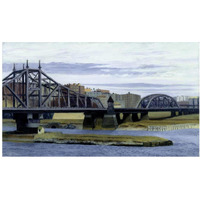 Macomb's Dam Bridge,1935-Paper Art-38"x23"