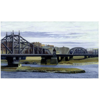 Macomb's Dam Bridge,1935-Paper Art-46"x28"