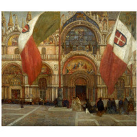 Jour de fte  Venise, ca. 1904-Paper Art-38"x33"