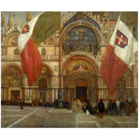 Jour de fte  Venise, ca. 1904-Paper Art-46"x39"