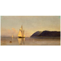 Boats on the Hudson, ca. 1874-1878-Paper Art-42"x22"