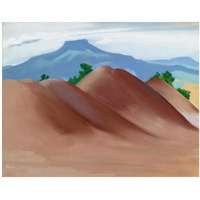 Red Hills with the Pedernal, 1936-Paper Art-38"x30"