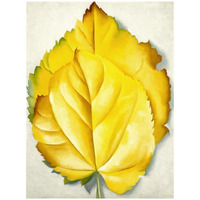 2 Yellow Leaves (Yellow Leaves), 1928-Paper Art-32"x42"