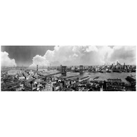 Brooklyn Bridge,1939-Paper Art-46"x17"