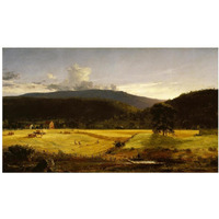 Bareford Mountains, West Milford, New Jersey, 1850-Paper Art-24"x15"