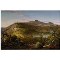 A View of the Two Lakes and Mountain House, Catskill Mountains, Morning, 1844-Paper Art-24"x17"