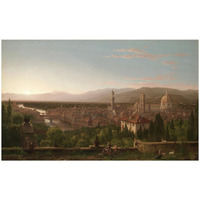 View of Florence, 1837-Paper Art-24&quotx15"