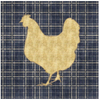 Country Style Hen-Paper Art-26&quotx26"