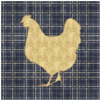 Country Style Hen-Paper Art-38&quotx38"