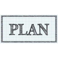 Sketched Words - Plan-Paper Art-50"x26"