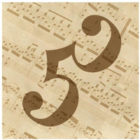 Music - Alto Clef-Paper Art-32"x32"