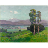 Early Spring, California, 1918-Paper Art-24"x19"