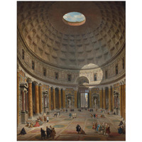 Interior of the Pantheon, Rome, 1747-Paper Art-19&quotx24"