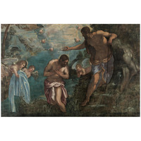 Baptism of Christ, 1580s-Paper Art-24"x17"