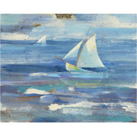 Ocean Sail -Paper Art-37"x30"