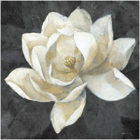 Majestic Magnolia Neutral Sq -Paper Art-20"x20"