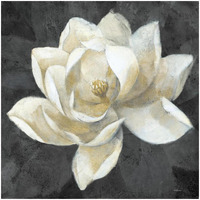 Majestic Magnolia Neutral Sq -Paper Art-26"x26"