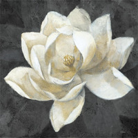 Majestic Magnolia Neutral Sq -Paper Art-38"x38"