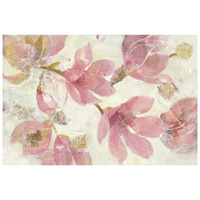 Magnolias in Bloom on White -Paper Art-26"x18"