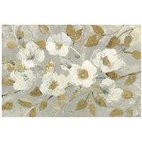 Fading Spring Gray and Gold -Paper Art-20"x14"