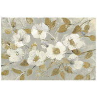 Fading Spring Gray and Gold -Paper Art-26"x18"