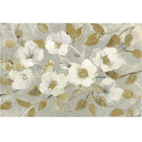 Fading Spring Gray and Gold -Paper Art-38"x26"