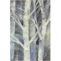 Winter Birches II -Paper Art-42"x62"