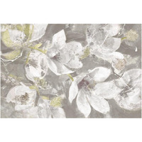 Magnolias in Bloom Greige -Paper Art-62"x42"