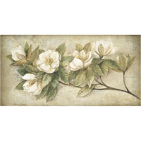 Sugar Magnolia Vintage -Paper Art-38"x20"