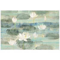 Water Lilies Bright -Paper Art-26"x18"