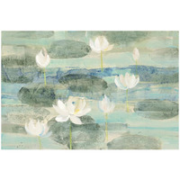 Water Lilies Bright -Paper Art-50"x34"