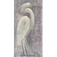 Coastal Egret I -Paper Art-20&quotx38"