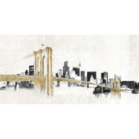 Skyline Crossing -Paper Art-38"x20"