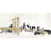 Skyline Crossing -Paper Art-62"x32"