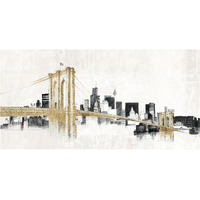 Skyline Crossing -Paper Art-74"x38"