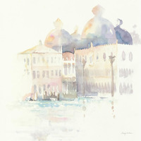 Venice Evening Crop -Paper Art-38"x38"