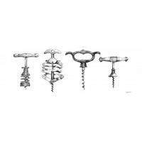 Corkscrew Collection -Paper Art-62"x26"