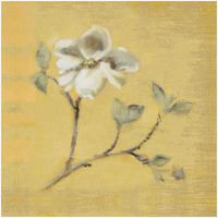 Dogwood Blossom on Gold -Paper Art-32"x32"