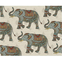 Elephant Caravan Pattern -Paper Art-37"x30"